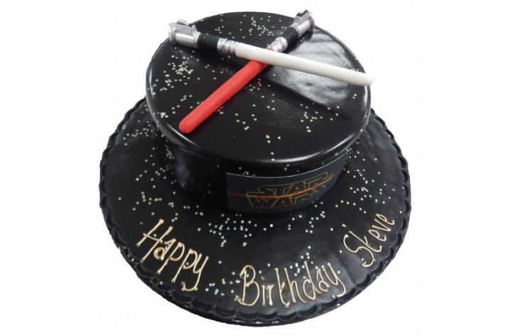 Star Wars Lightsaber Cake